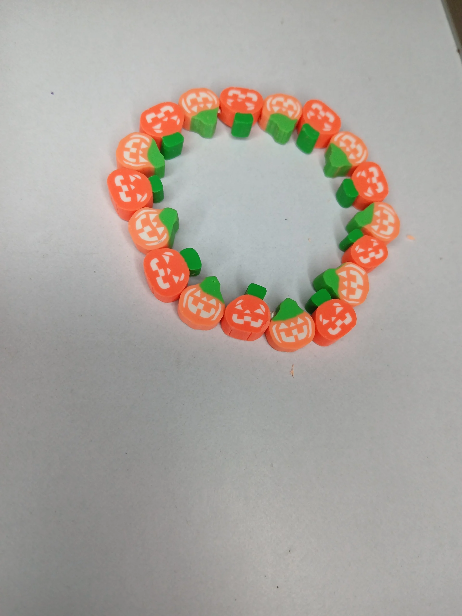 Halloween Scary Face Pumpkin Bracelet