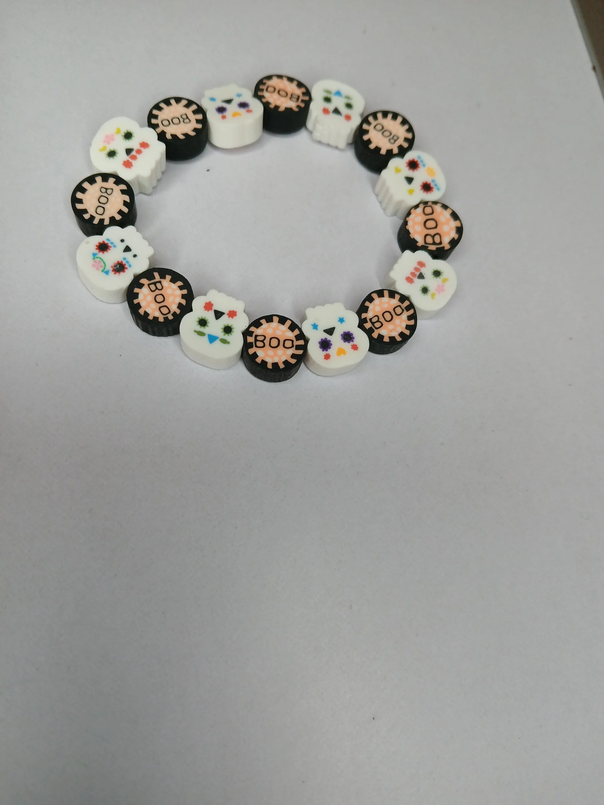 Halloween Alien Boo Bracelet